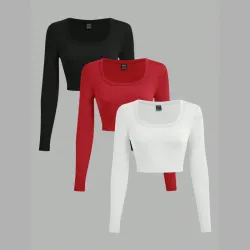 Tops de mangas largas