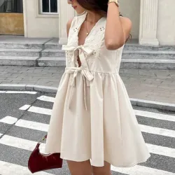 Vestido beige