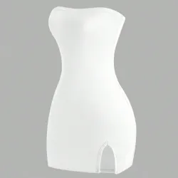 Vestido corto blanco