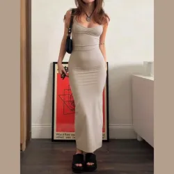 Vestido largo ajustado