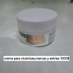 Crema para cicatrices y marcas