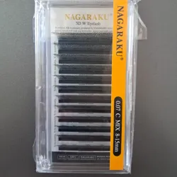 PESTAÑAS 5 D CURVA C MIX