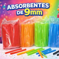 Absorventes gruesos (9mm) para Batidos