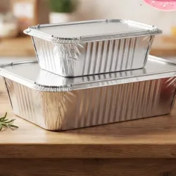 Bandejas de aluminio con tapas