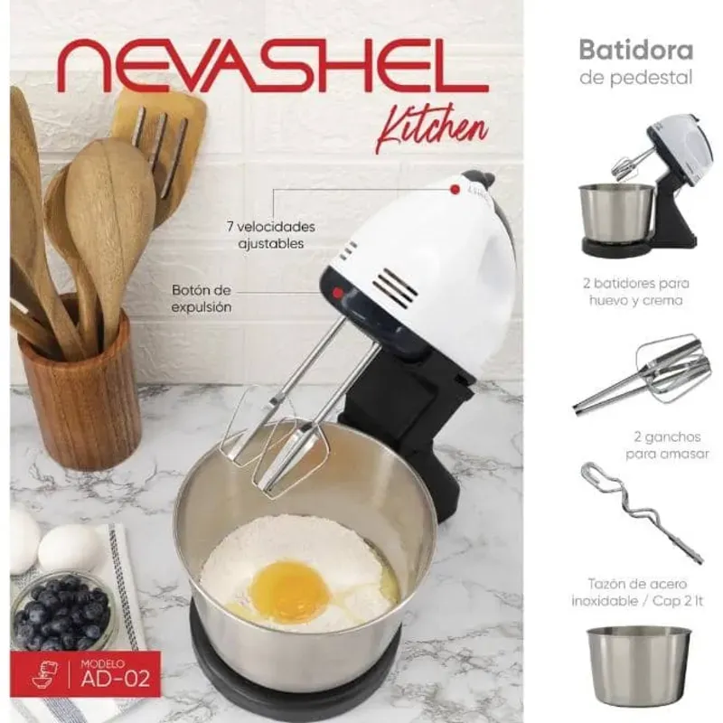 Batidora de pedestal 260w