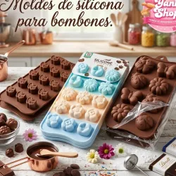 Moldes de silicona para bombones 