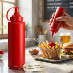 Botellas exprimibles para ketchup