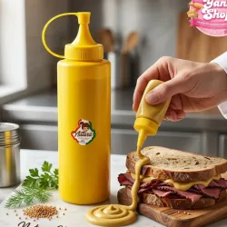 Botellas exprimibles para mostaza