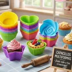 Capacillos de silicona para cupcakes