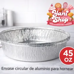 Circulares de aluminio de 45oz