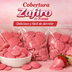 Coberturas Zafiro Fresa (100gr)