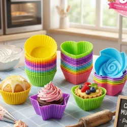 Capacillos de silicona para cupcakes
