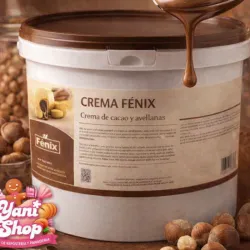 Crema de cacao y avellana "Fénix" (6kg-Cubeta)