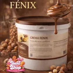 Crema de cacao y avellana"Fénix"(6kg-Cubeta))