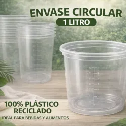 Envase Circular de 1lt