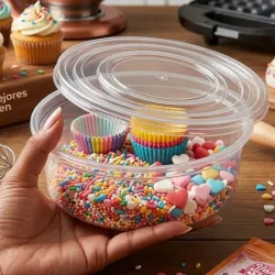 Envase circular de 600ml