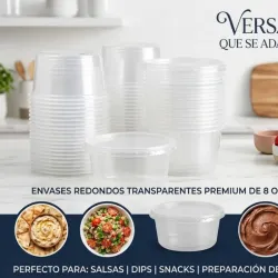 Envase Circular de 8oz