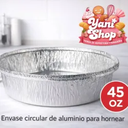 Envase Circular de Aluminio (45oz)