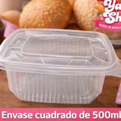 Envase cuadrado de 500ml