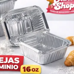 Envase cuadrado de aluminio (16oz)