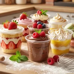 Envases de 5oz con tapas
