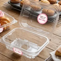 Envase para 2 cupcakes 