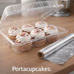Envase Portacupcakes 