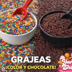 Grajeas de chocolate y en colores 250g