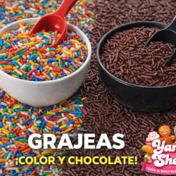 Grajeas de chocolate y en colores (250g)