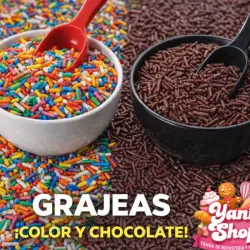 Grajeas de chocolate y en colores 5kg