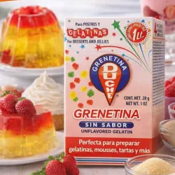Grenetina (Gelatina sin sabor)