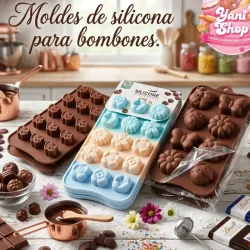 Moldes de silicona para bombones