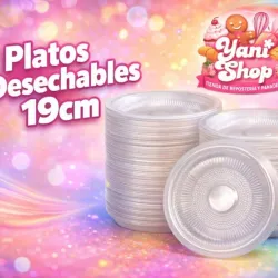 Platos desechables (19cm)