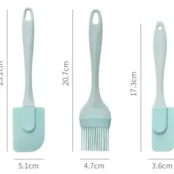 Set de 2 espátulas + 1 Brocha