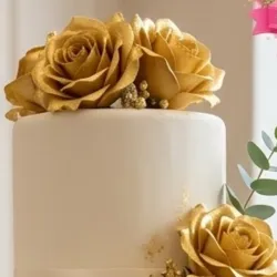 Rosas doradas 