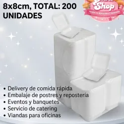 Super pacas de Termopack de 8x8cm (200unidades)