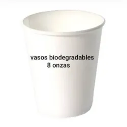 Vasos biodegradables (8oz)