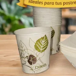 Vasos biodegradables de 5oz