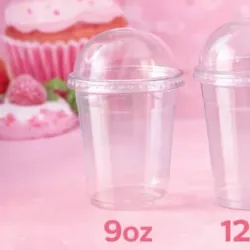 Vasos domos de 9oz