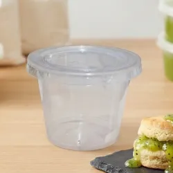 Vasos (salseros) de 5.5oz con tapas