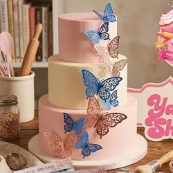 Set de Mariposas metálicas