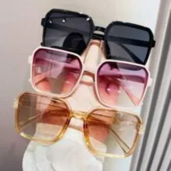 0039 pares de gafas cuadradas unisex, de lujo para la playa de varios colores, ideales para uso diario, vacaciones en la playa y decoración de viajes al aire libre, accesorios de playa para mujeres