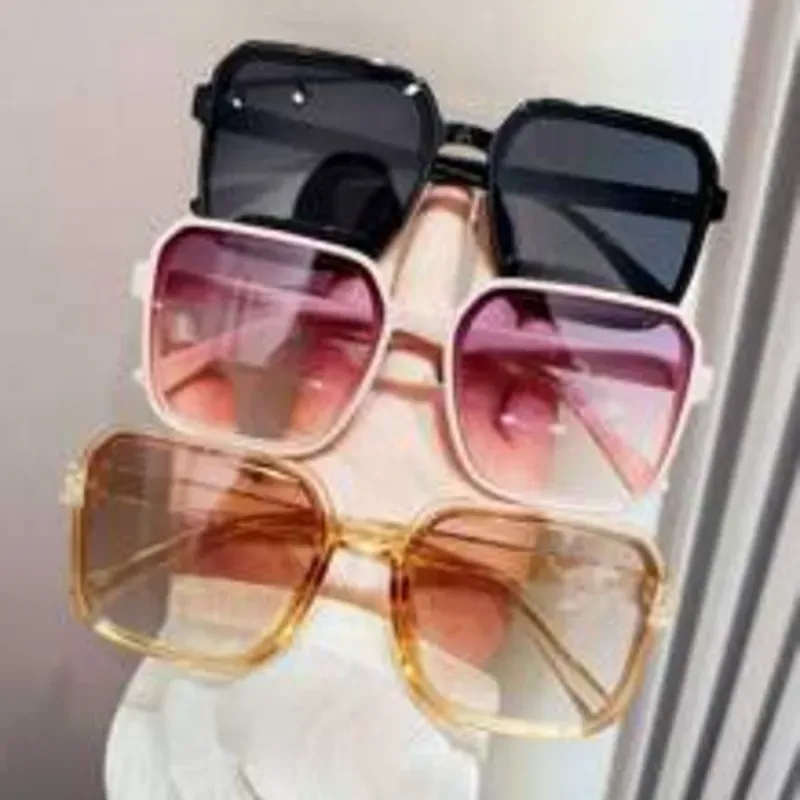 0039 pares de gafas cuadradas unisex, de lujo para la playa de varios colores, ideales para uso diario, vacaciones en la playa y decoración de viajes al aire libre, accesorios de playa para mujeres