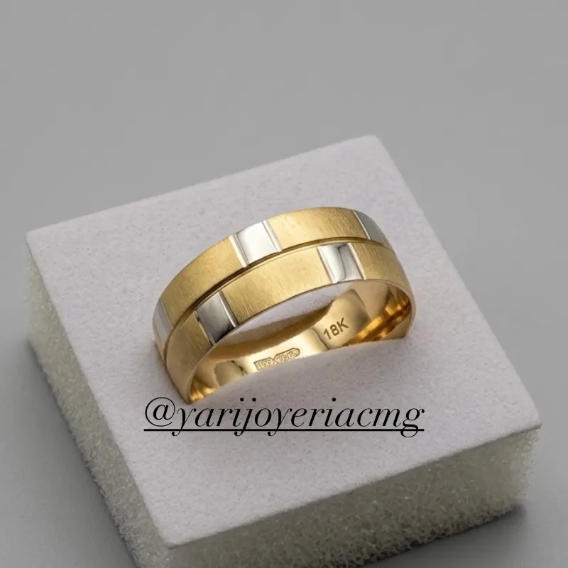 Anillo Compromiso de Hombre 10k