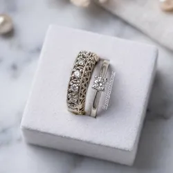 Anillo compromiso de plata