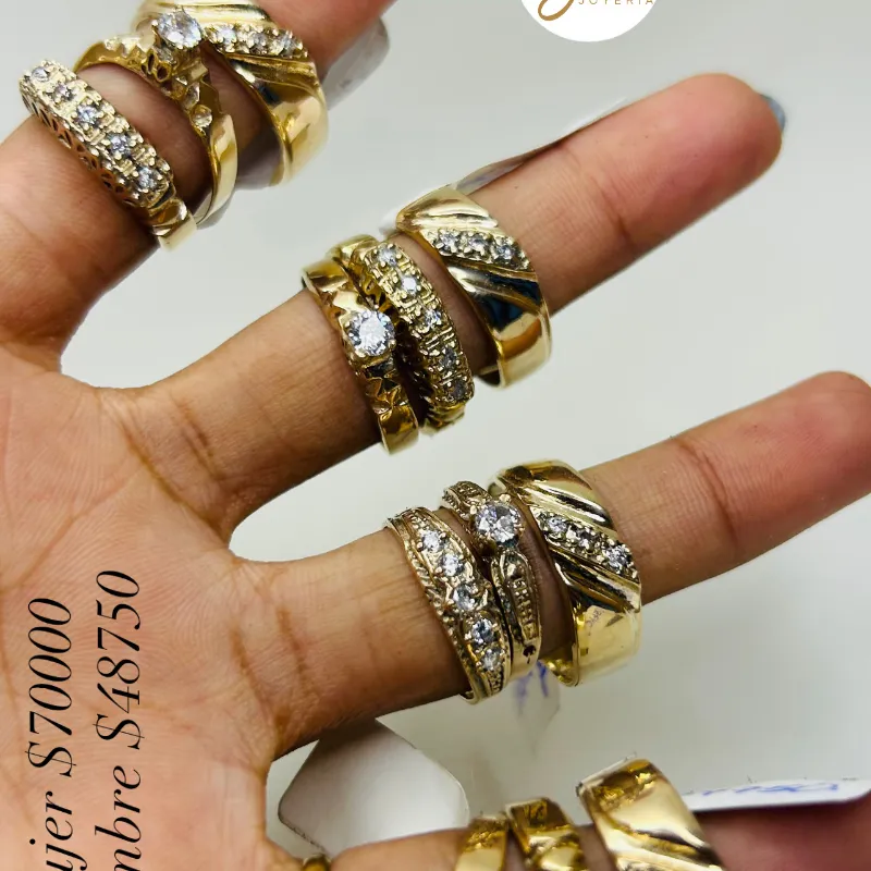 Anillos Compromiso Mujer 8k