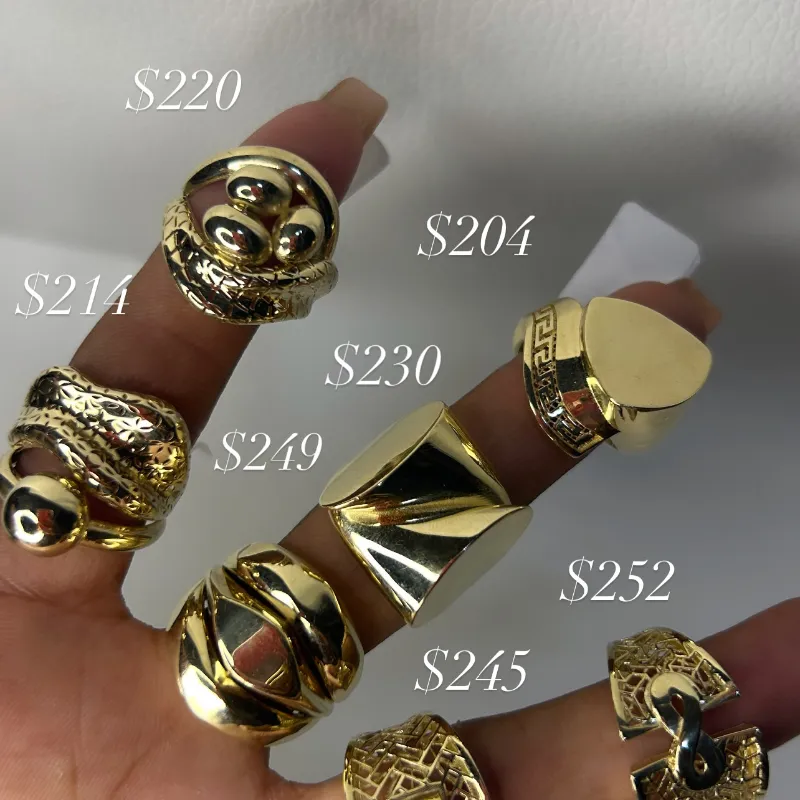 Anillos fab 10k