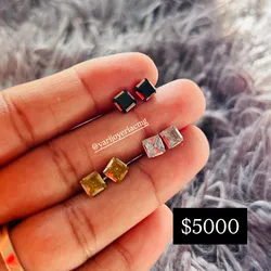 Aretes criollos brillantes