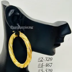 Argollas Nevadas 10k Extra Gordas