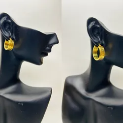Argollas versace Planas 10k fab